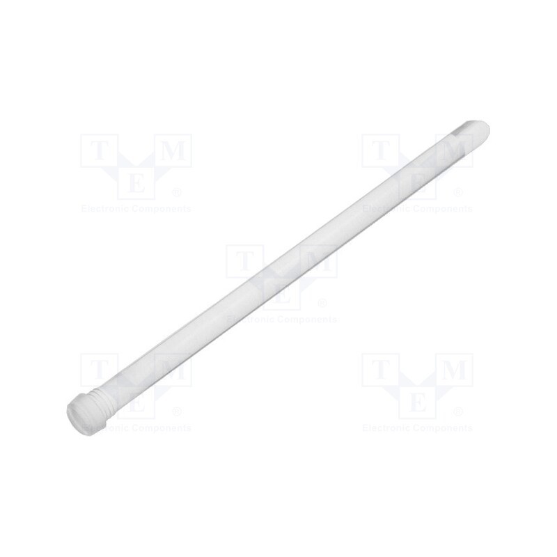 1 pcs x MENTOR - 1282.8001 - Fiber for LED, round, Ø3.2mm, Front: convex, straight