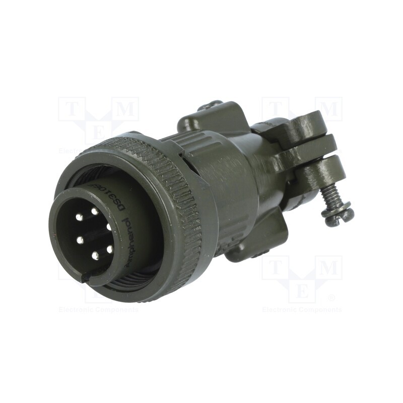 1 pcs x AMPHENOL - DS3106F 14S-6P - Connector: circular, size 14S, MS/DS, aluminium alloy, olive, plug