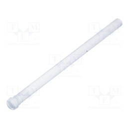 1 pcs x MENTOR - 1282.6001 - Fiber for LED, round, Ø3.2mm, Front: convex, straight