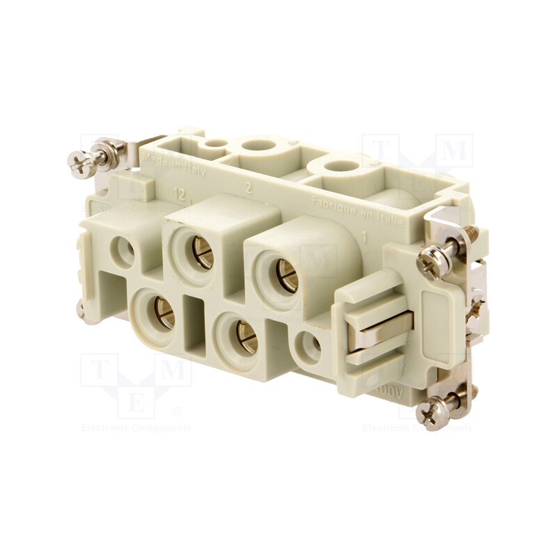 1 pcs x ILME - CXF 4/2 - Connector: HDC, contact insert, female, CX, PIN: 4, 4+PE, size 77.27
