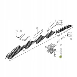 Claas mounting screw 639643 0 original