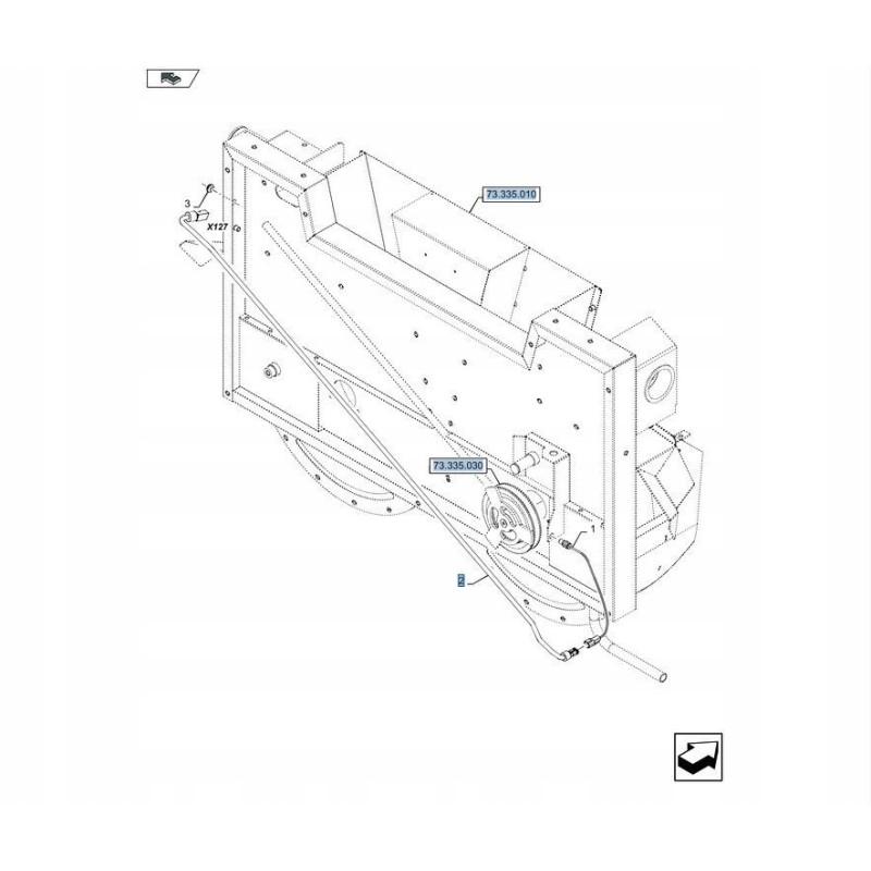 New Holland CX 84188915 CNH harness