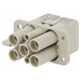 1 pcs x HARTING - 9120063141 - Connector: HDC, contact insert, female, Han Q, PIN: 7(5+2), 4+3+PE