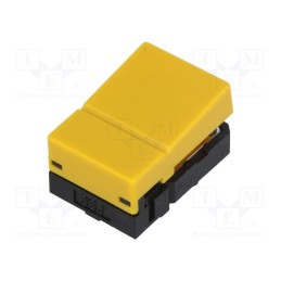1 pcs x OMRON OCB - B3J-1300 - Switch: keypad, Pos: 2, SPST-NO, 0.05A/24VDC, yellow, none, THT, box