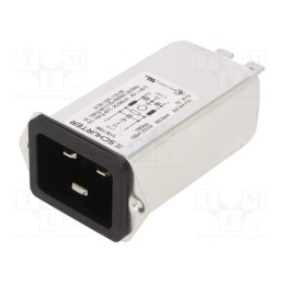 1 pcs x SCHURTER - 5130.1 - Connector: AC supply, socket, male, 16A, 250VAC, IEC 60320, C20 (I)