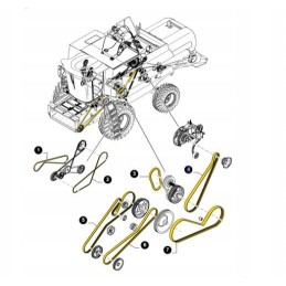 New Holland Case Thriller Belt 84993120 CNH