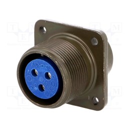 1 pcs x AMPHENOL - 97-3102A-16-10S - Connector: circular, size 16, 97, aluminium alloy, olive, socket