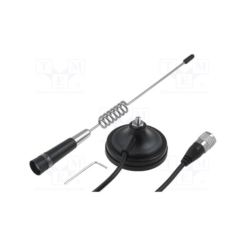 1 pcs x FARUN - ONTARIO - Antenna, CB, Farun Ontario, 0.315m, 3dBi, 50W, magnet, Len: 4m, UHF