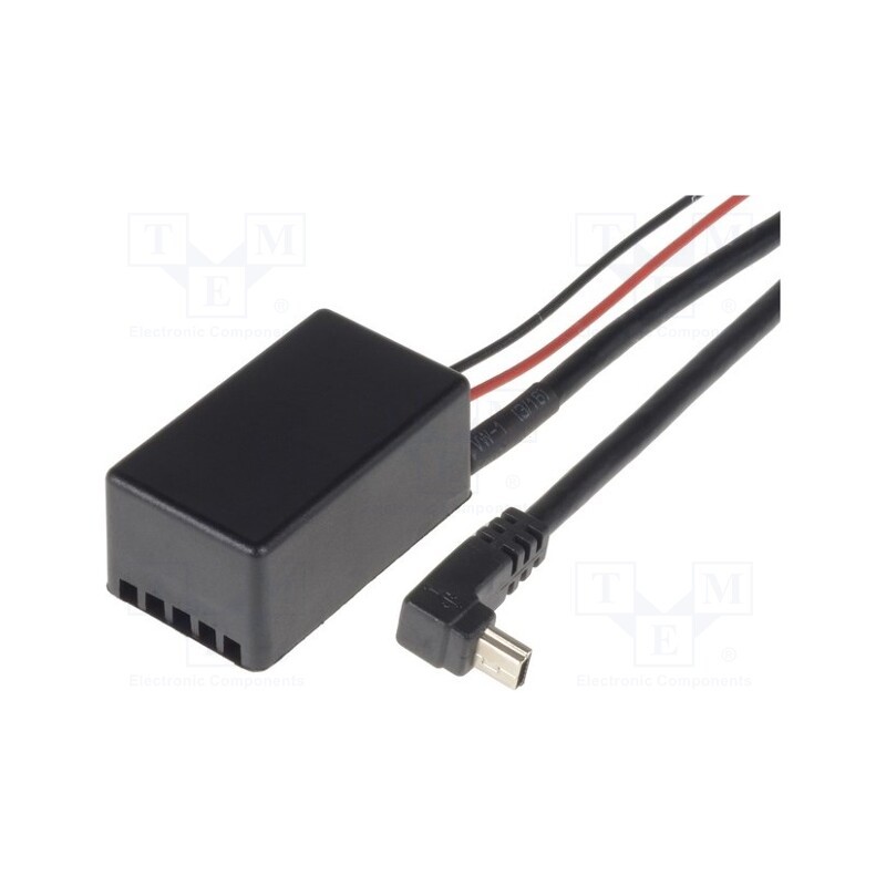 1 pcs x PER.PIC. - C0009-USB - USB power supply, USB mini plug, Sup.volt: 12÷24VDC, 5V/2.1A