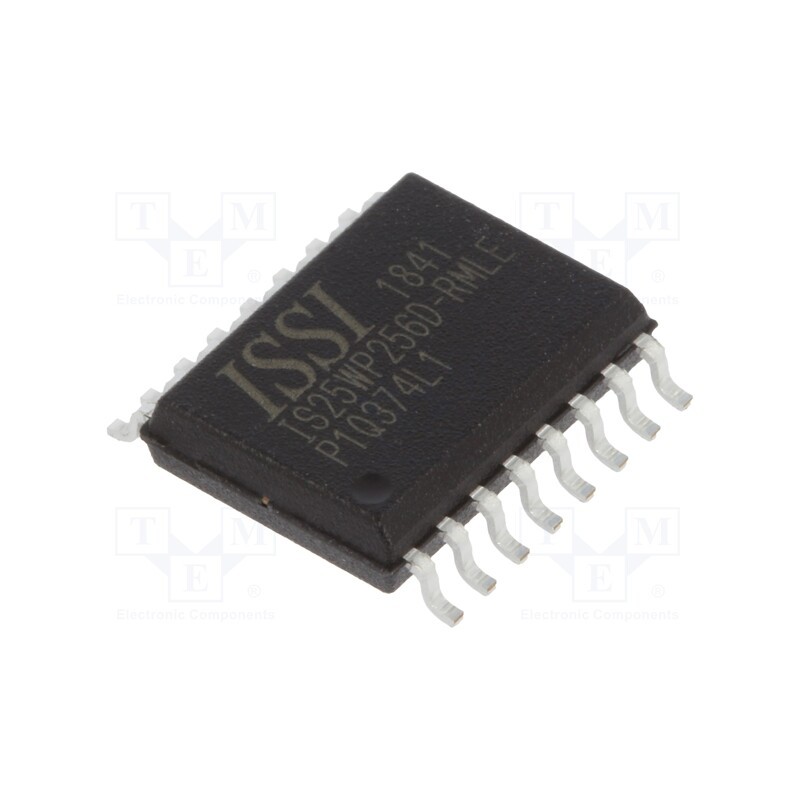 1 pcs x ISSI - IS25WP256D-RMLE - IC: FLASH memory, 256MbFLASH, serial, 104MHz, 1.65÷1.95V, SO16