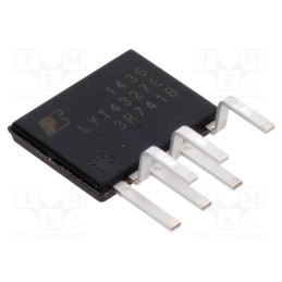1 pcs x POWER INTEGRATIONS - LYT4327E3 - IC: PMIC, AC/DC switcher,LED driver, 160÷308V, Ubr: 725V, eSIP-7C