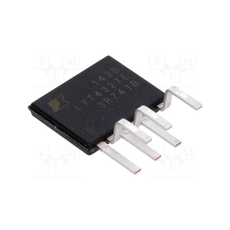 1 pcs x POWER INTEGRATIONS - LYT4327E3 - IC: PMIC, AC/DC switcher,LED driver, 160÷308V, Ubr: 725V, eSIP-7C