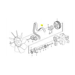 V-belt volvo excavator cva