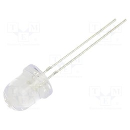 1 pcs x OPTOSUPPLY - OSG5GP8131A - LED, 8mm, green, 72000÷85000mcd, 30°, Front: convex, 2.9÷3.4V, 102mW