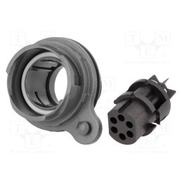 1 pcs x BULGIN - PXP7012/06S/ST - Connector: circular, socket, female, PIN: 6, Buccaneer 7000, 10A