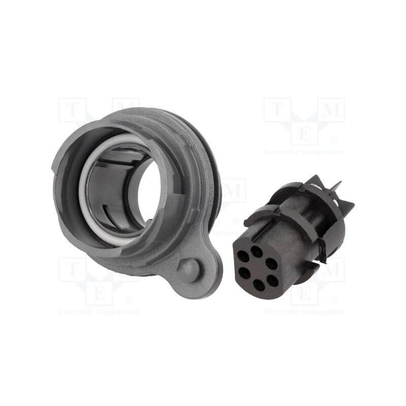 1 pcs x BULGIN - PXP7012/06S/ST - Connector: circular, socket, female, PIN: 6, Buccaneer 7000, 10A