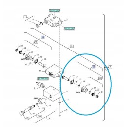 Solenoid valve new holland fx tx cx cr 84062114 cnh