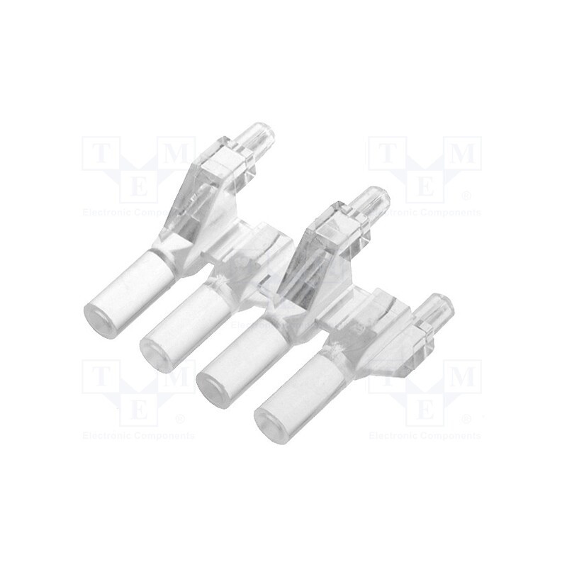 1 pcs x MENTOR - 1272.1014 - Fiber for LED, round, Ø3mm, No.of mod: 4, Front: flat