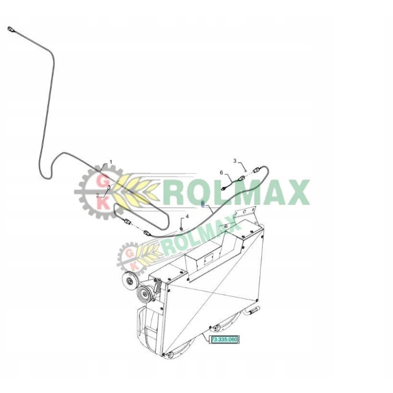 New Holland CX 84188915 harness