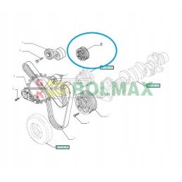 Pulley New Holland CR 504254003