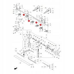 Massey Ferguson double bayonet d44104500 jag