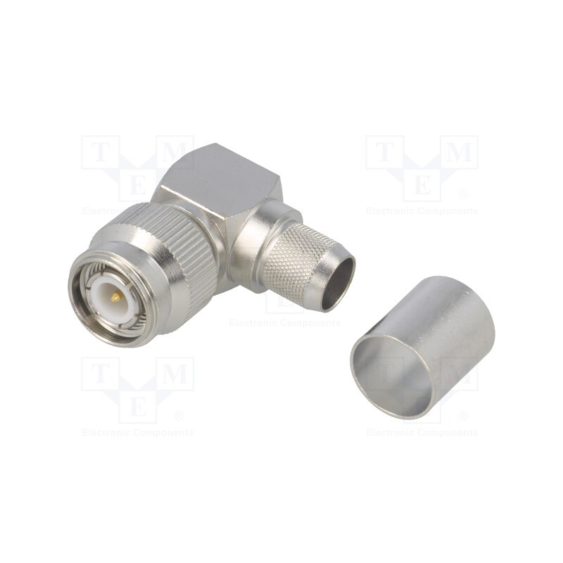 1 pcs x TELEGu00c4RTNER - J01010A0065 - Plug, TNC, male, angled 90°, 50Ω, H1000,RG213, soldering,crimped
