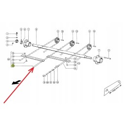 614895 2 conveyor chain 38 4 vb x 94 rollers