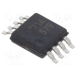 1 pcs x TEXAS INSTRUMENTS - SN65LVDS179DGK - IC: interface, line driver,transceiver, 150Mbps,400Mbps, LVDS