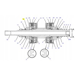 Friction disc for cva cat backhoe loader