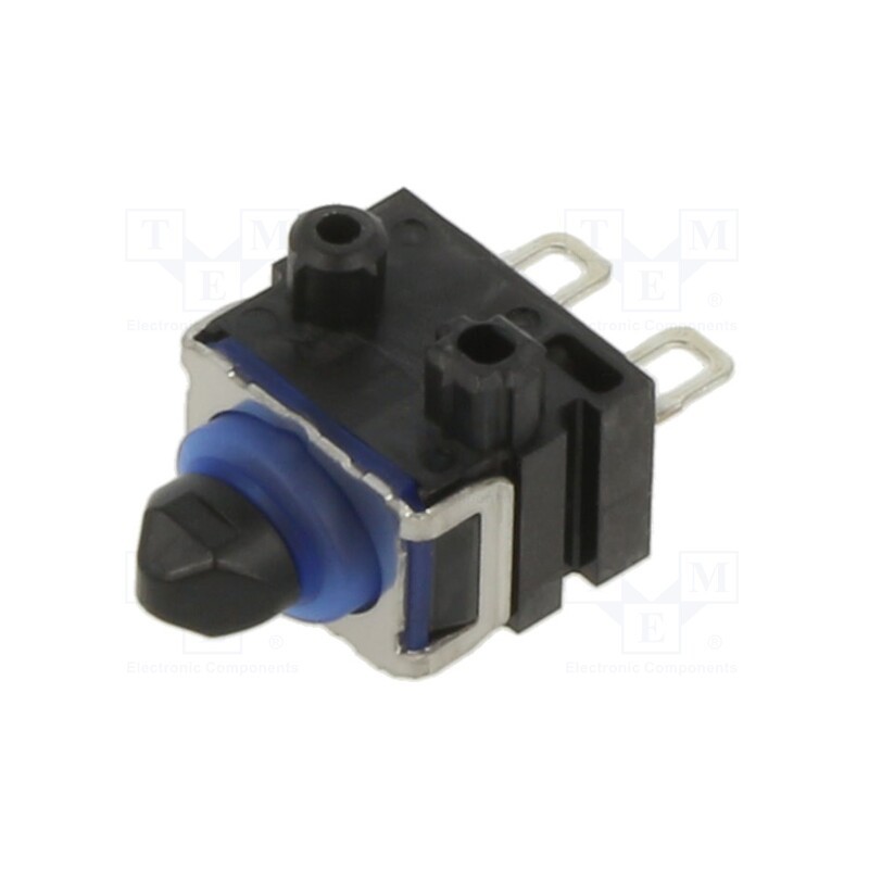 1 pcs x OMRON OCB - D2EW-B03H - Microswitch SNAP ACTION, 0.1A/12VDC, with pin, SPST-NO, OFF-(ON)