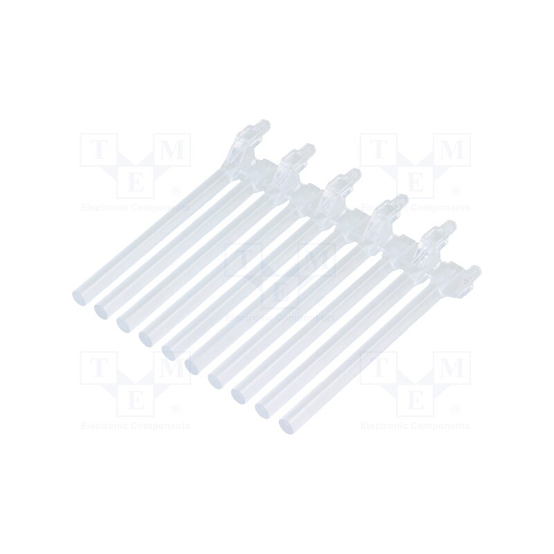 1 pcs x MENTOR - 1272.103 - Fiber for LED, round, Ø3mm, No.of mod: 10, Front: flat