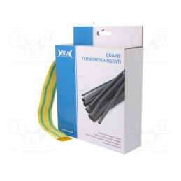 1 rol x BM GROUP - GBS190MGV - Heat shrink sleeve, glueless, 2: 1, 19mm, L: 5m, polyolefine