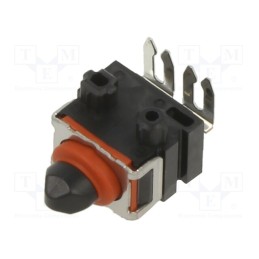 1 pcs x OMRON OCB - D2EW-B02L - Microswitch SNAP ACTION, 0.1A/12VDC, with pin, SPST-NC, ON-(OFF)