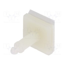 10 pcs x DREMEC - 8GB07V41028 - PCB distance, polyamide, L: 12.7mm, self-adhesive,snap fastener