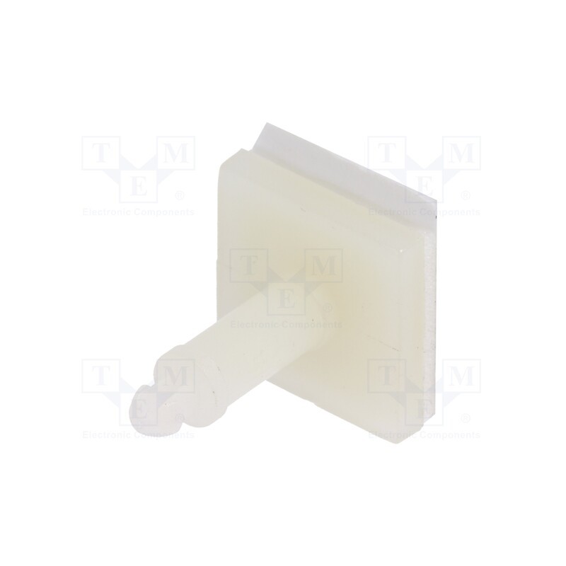 10 pcs x DREMEC - 8GB07V41028 - PCB distance, polyamide, L: 12.7mm, self-adhesive,snap fastener
