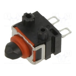 1 pcs x OMRON OCB - D2EW-B02H - Microswitch SNAP ACTION, 0.1A/12VDC, with pin, SPST-NC, ON-(OFF)