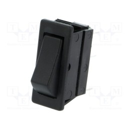 1 pcs x BULGIN - C1510ABMBB - ROCKER, SPDT, Pos: 2, ON-ON, 16A/250VAC, 20A/28VDC, black, none, 1500