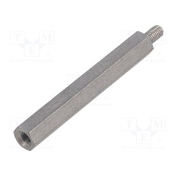 10 pcs x DREMEC - 244X40 - Screwed spacer sleeve, 40mm, Int.thread: M3, Ext.thread: M3