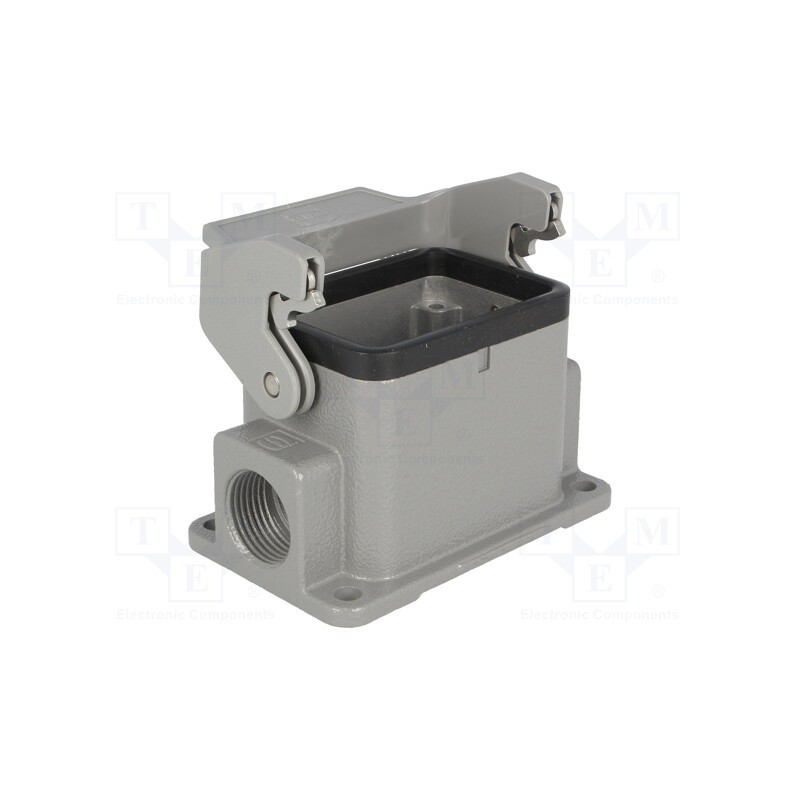 1 pcs x HARTING - 19300061290 - Enclosure: for HDC connectors, Han® B, size 6B, with latch, M20