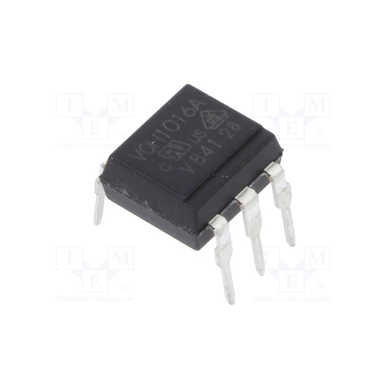 1 pcs x VISHAY - VOH1016AD - Optocoupler, THT, Ch: 1, OUT: Schmitt trigger, 5kV, DIP6, 10kV/μs