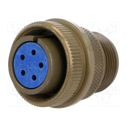 1 pcs x AMPHENOL - 97-3106A-16S-8S - Connector: circular, size 16S, 97, aluminium alloy, olive, plug