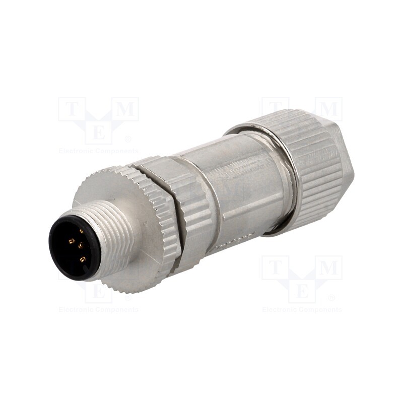 1 pcs x AMPHENOL LTW - MSAS-05BMMB-SL7001 - Plug, M12, PIN: 5, male, A code-DeviceNet / CANopen, for cable