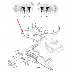 95733 left cover plate