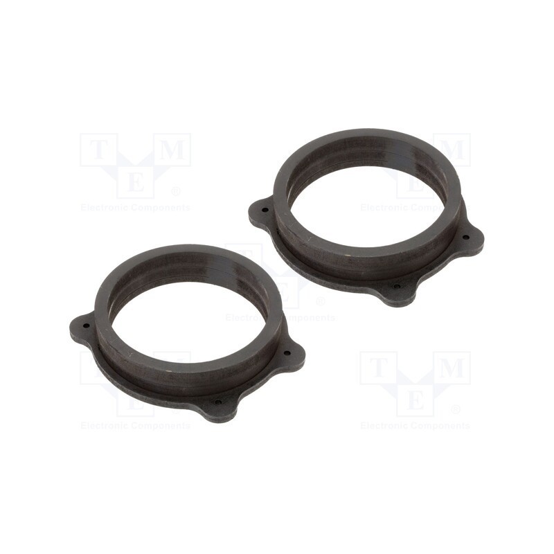 1 set x BASSER - DMKIA01 - Spacer ring, MDF, 165mm, Kia, impregnated, 2pcs.