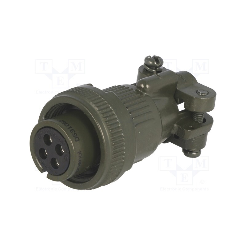 1 pcs x AMPHENOL - DS3106F 14S-2S - Connector: circular, size 14S, MS/DS, aluminium alloy, olive, plug