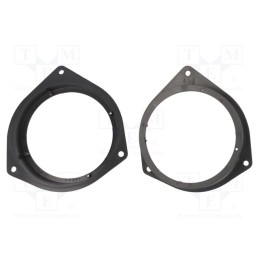 1 set x 4CARMEDIA - RAM-20.508/K - Speaker frame, 130mm, Citroën,Fiat,Peugeot, Citroën Nemo 2007-&gt,