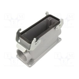 1 pcs x AMPHENOL - C14610F0645002 - Enclosure: for HDC connectors, C146, size E24, with double latch