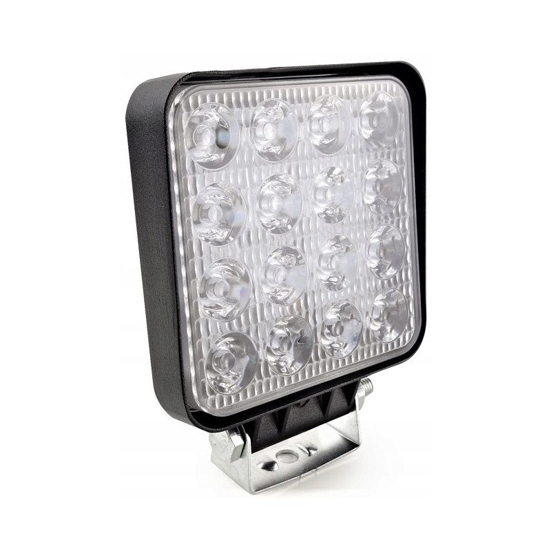 Halogen work lamp searchlight 15xLED 110x110mm