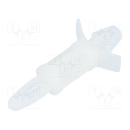 10 pcs x DREMEC - 8G813V40352 - PCB distance, polyamide, L: 12.7mm, snap fastener, natural