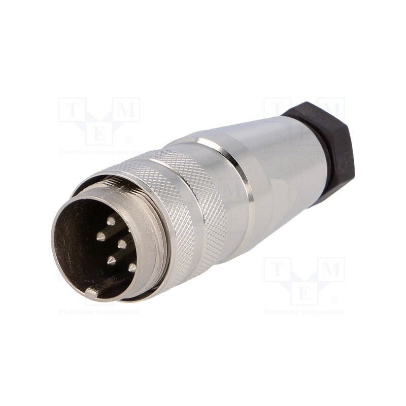 1 pcs x AMPHENOL - C09131H0071002U - Connector: M16, plug, male, soldering, for cable, PIN: 7, 5A, 300V